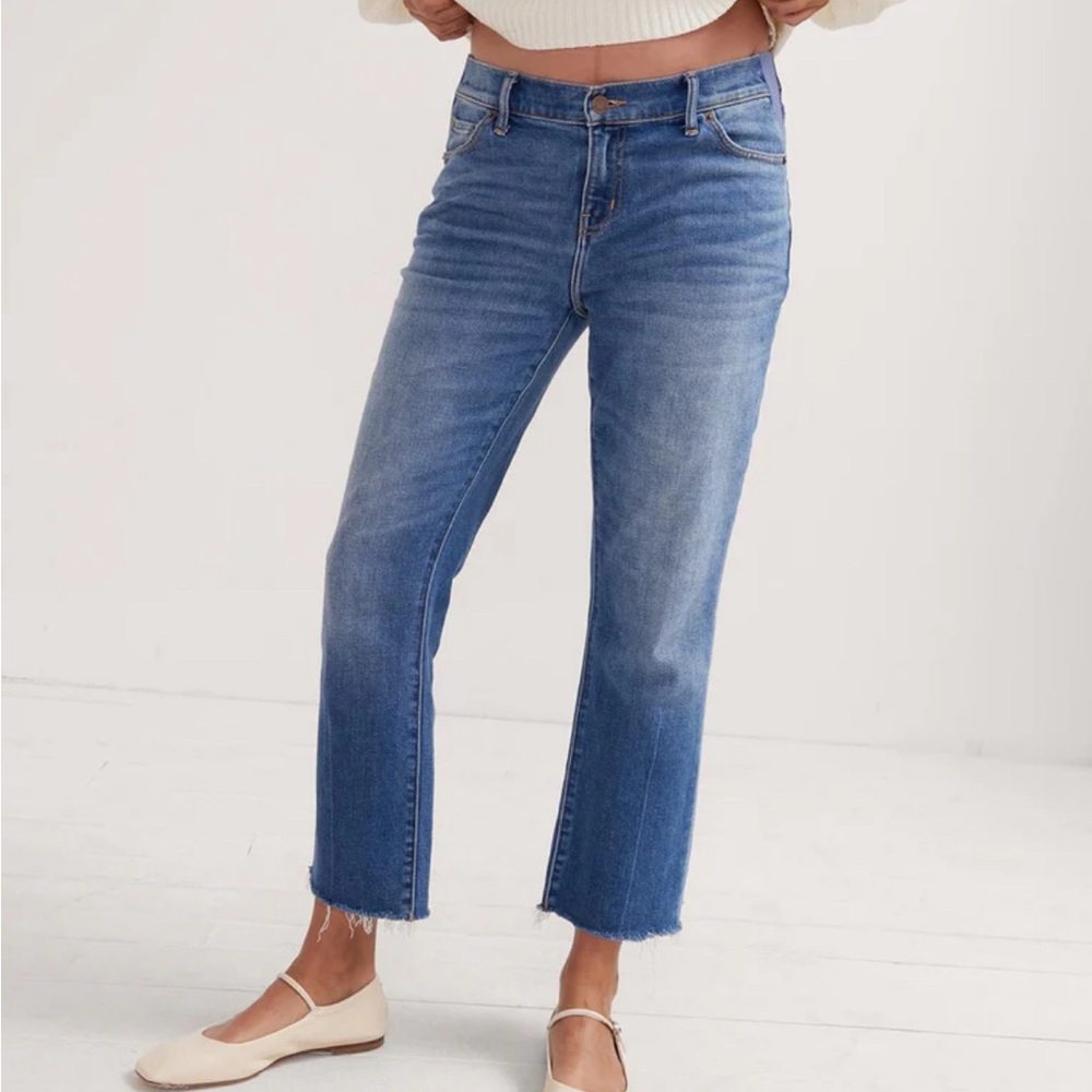 Cropped Hatch maternity jeans size 26 in indigo